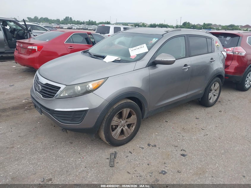 2012 Kia Sportage VIN KNDPB3A22C7259529 IAAI salvage auction — REAR END, Salvage (Texas), sold $1,300 on 2026-07-26 (photo 2)