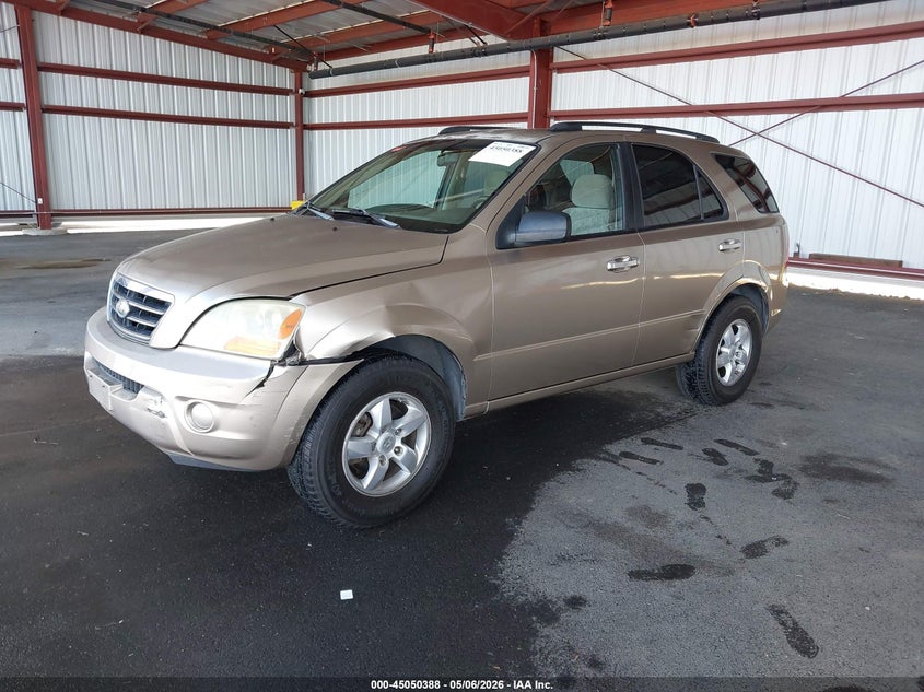 2008 Kia Sorento VIN KNDJD735085764616 IAAI salvage auction — LEFT & RIGHT, Salvage (California), sold $325 on 2026-07-14 (photo 2)