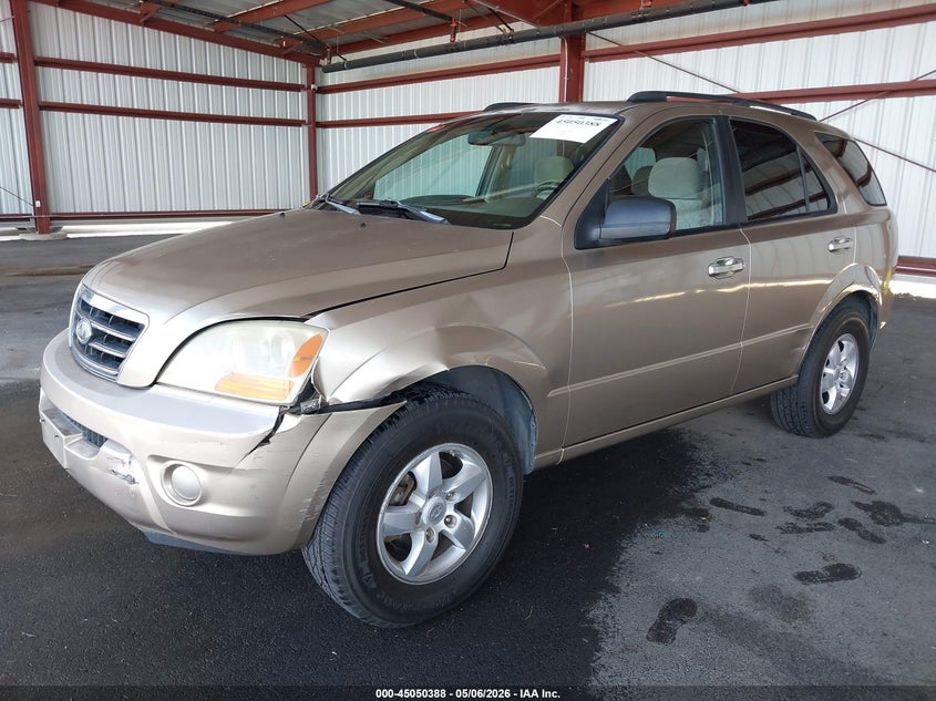 2008 Kia Sorento VIN KNDJD735085764616 IAAI salvage auction — LEFT & RIGHT, Salvage (California), sold $325 on 2026-07-14 (photo 6)