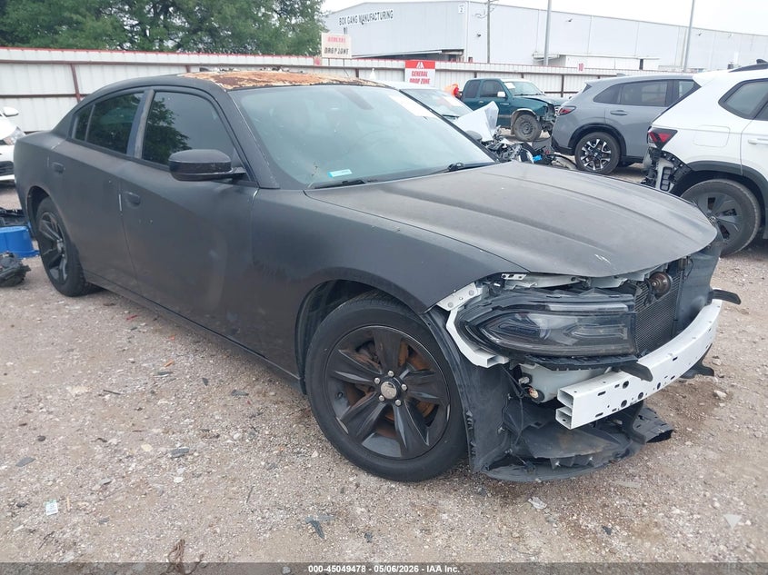 2016 Dodge Charger VIN 2C3CDXHG4GH227620 IAAI salvage auction — FRONT & REAR, Original (Texas), sold $1,525 on 2026-07-18 (photo 1)