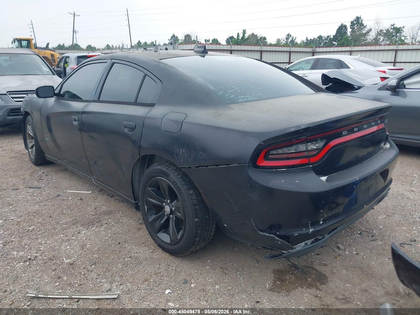 2016 Dodge Charger VIN 2C3CDXHG4GH227620 IAAI salvage auction — FRONT & REAR, Original (Texas), sold $1,525 on 2026-07-18 (photo 3)