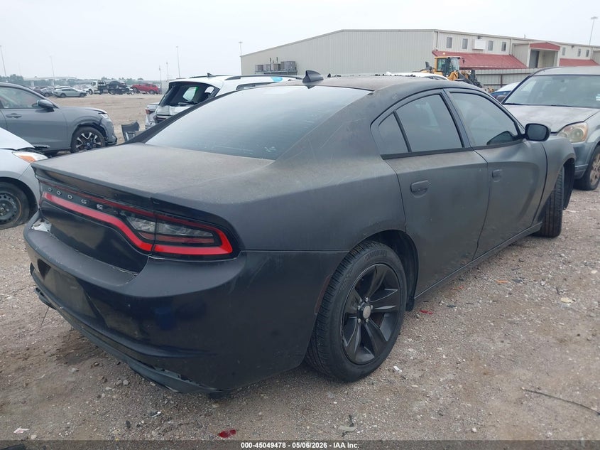 2016 Dodge Charger VIN 2C3CDXHG4GH227620 IAAI salvage auction — FRONT & REAR, Original (Texas), sold $1,525 on 2026-07-18 (photo 4)