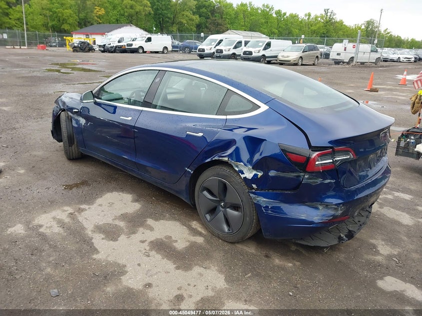 2018 Tesla Model 3 VIN 5YJ3E1EA6JF052175 IAAI salvage auction — LEFT SIDE, Salvage - Greater Than 75% (Maryland), sold $3,150 on 2026-07-09 (photo 3)