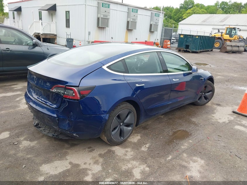 2018 Tesla Model 3 VIN 5YJ3E1EA6JF052175 IAAI salvage auction — LEFT SIDE, Salvage - Greater Than 75% (Maryland), sold $3,150 on 2026-07-09 (photo 4)