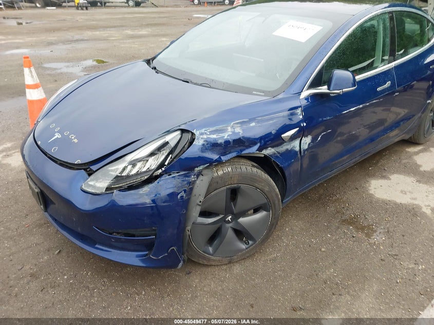 2018 Tesla Model 3 VIN 5YJ3E1EA6JF052175 IAAI salvage auction — LEFT SIDE, Salvage - Greater Than 75% (Maryland), sold $3,150 on 2026-07-09 (photo 6)