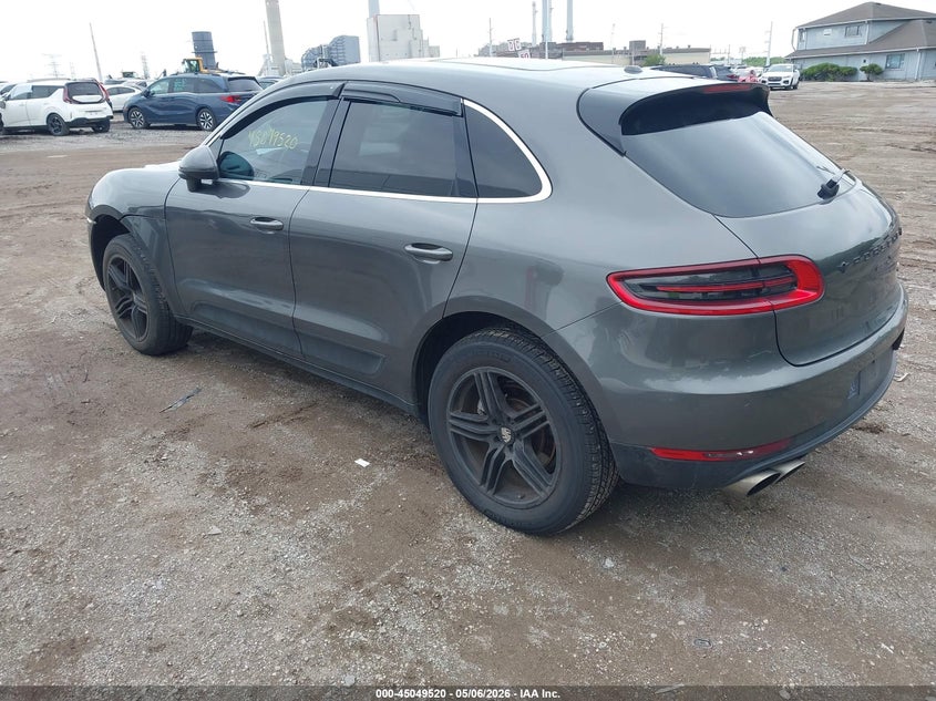2015 Porsche Macan VIN WP1AB2A55FLB67836 IAAI salvage auction — FRONT END, Clear (Montana), sold $3,500 on 2026-07-22 (photo 3)