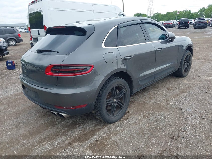 2015 Porsche Macan VIN WP1AB2A55FLB67836 IAAI salvage auction — FRONT END, Clear (Montana), sold $3,500 on 2026-07-22 (photo 4)