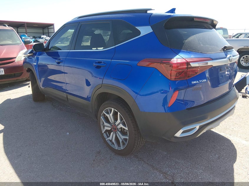 2021 Kia Seltos VIN KNDEUCA22M7055784 IAAI salvage auction — FRONT END, Salvage (Missouri), sold $2,050 on 2026-07-23 (photo 3)