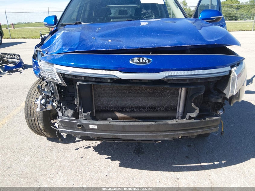 2021 Kia Seltos VIN KNDEUCA22M7055784 IAAI salvage auction — FRONT END, Salvage (Missouri), sold $2,050 on 2026-07-23 (photo 6)