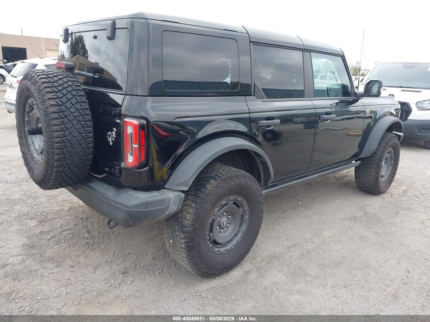 2024 Ford Bronco VIN 1FMEE9BP6RLA77758 IAAI salvage auction — LEFT FRONT, Salvage (California), sold $19,100 on 2026-07-30 (photo 4)