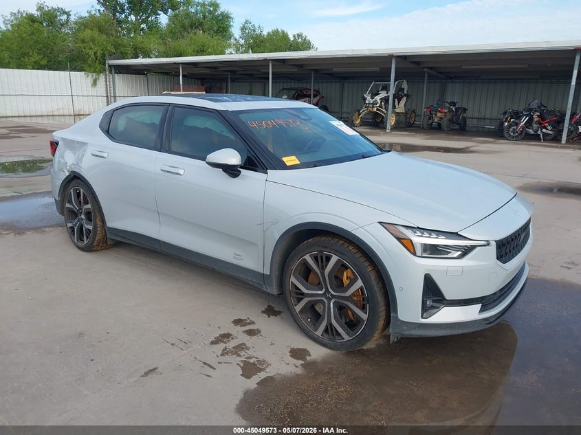 2021 Polestar 2 VIN LPSED3KA8ML008555 IAAI salvage auction — SIDE, Wait Title, sold $8,400 on 2026-09-02 (photo 1)
