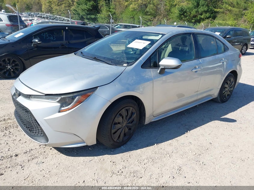 2021 Toyota Corolla VIN JTDEPMAE7MJ137763 IAAI salvage auction — HAIL, Salvage (Indiana), sold $6,550 on 2026-07-22 (photo 2)