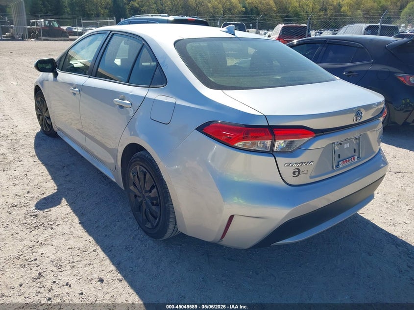 2021 Toyota Corolla VIN JTDEPMAE7MJ137763 IAAI salvage auction — HAIL, Salvage (Indiana), sold $6,550 on 2026-07-22 (photo 3)