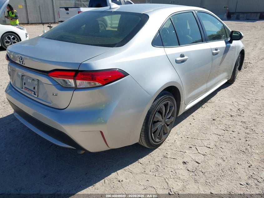 2021 Toyota Corolla VIN JTDEPMAE7MJ137763 IAAI salvage auction — HAIL, Salvage (Indiana), sold $6,550 on 2026-07-22 (photo 4)