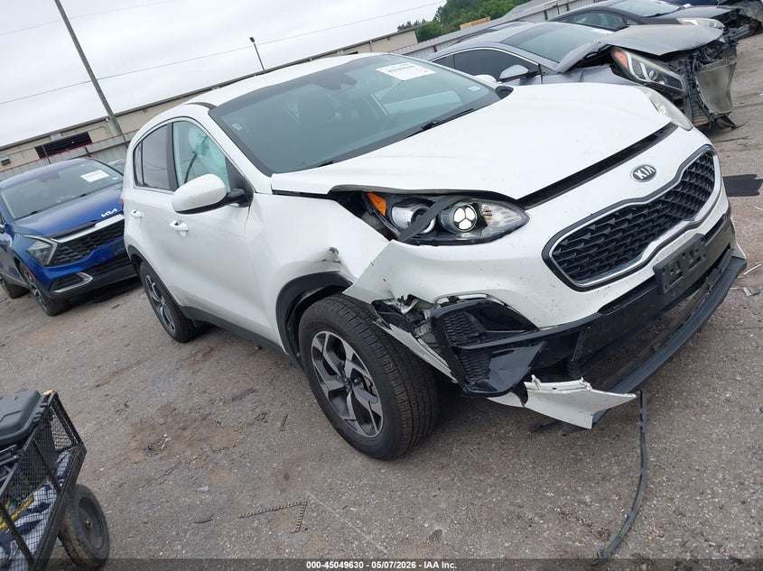 2021 Kia Sportage VIN KNDPM3ACXM7928909 IAAI salvage auction — RIGHT FRONT, Original (Texas), sold $3,575 on 2026-07-23 (photo 1)