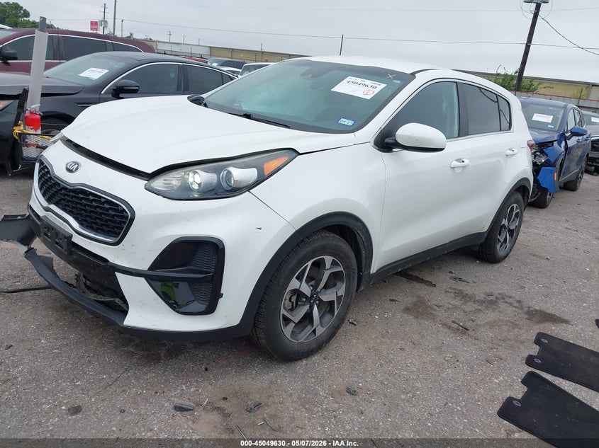2021 Kia Sportage VIN KNDPM3ACXM7928909 IAAI salvage auction — RIGHT FRONT, Original (Texas), sold $3,575 on 2026-07-23 (photo 2)