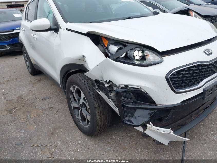 2021 Kia Sportage VIN KNDPM3ACXM7928909 IAAI salvage auction — RIGHT FRONT, Original (Texas), sold $3,575 on 2026-07-23 (photo 6)