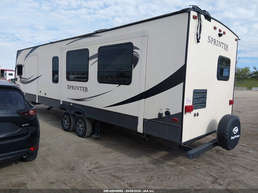 2018 Keystone rv Other VIN 4YDT31225J1530854 IAAI salvage auction — HAIL, Salvage (Nebraska), sold $1,650 on 2026-07-29 (photo 3)