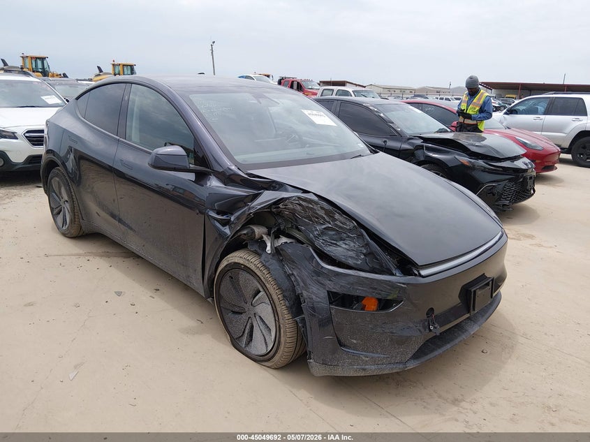 2026 Tesla Model y VIN 7SAYGDEDXTA494522 IAAI salvage auction — RIGHT FRONT, Original (Texas), sold $21,500 on 2026-07-30 (photo 1)