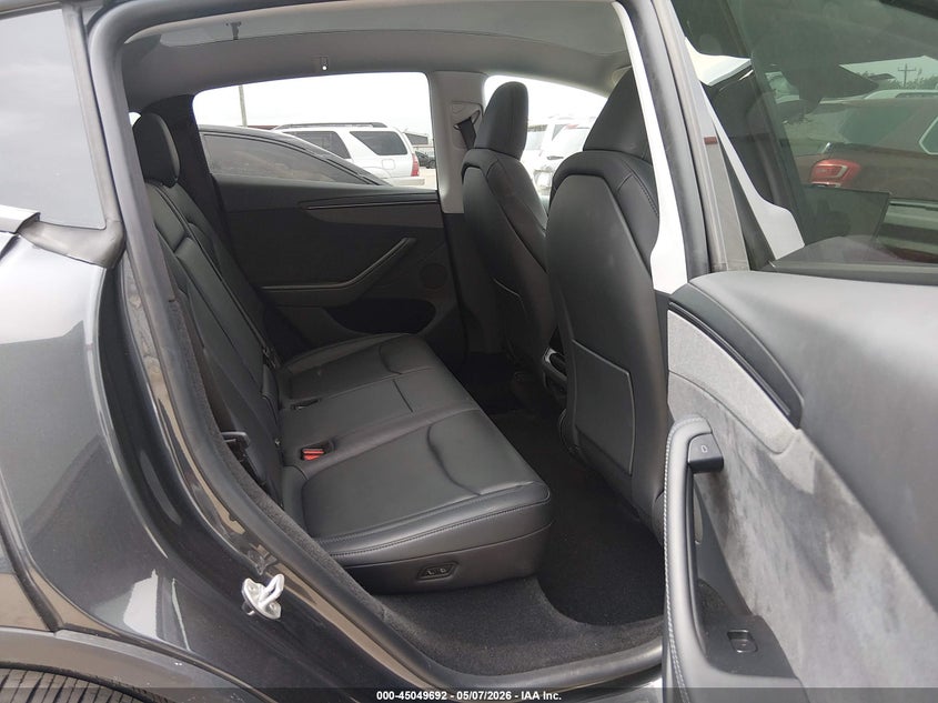 2026 Tesla Model y VIN 7SAYGDEDXTA494522 IAAI salvage auction — RIGHT FRONT, Original (Texas), sold $21,500 on 2026-07-30 (photo 8)