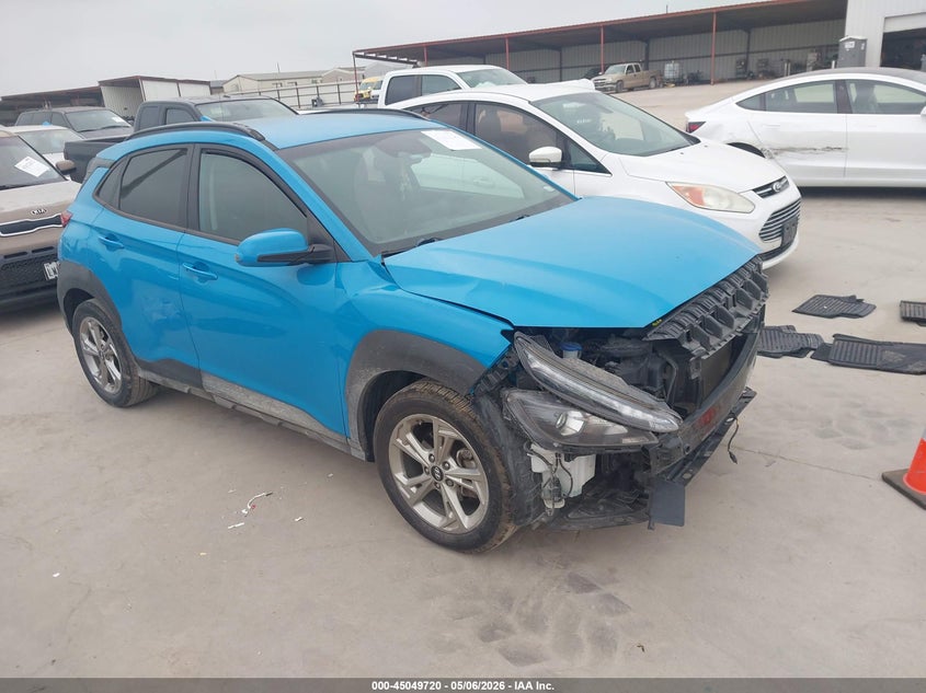 2023 Hyundai Kona VIN KM8K62AB9PU980068 IAAI salvage auction — FRONT END, Salvage (Texas), sold $2,850 on 2026-07-21 (photo 1)