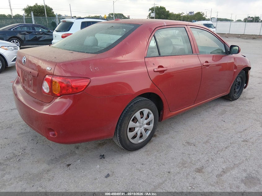 2009 Toyota Corolla VIN JTDBL40E699083719 IAAI salvage auction — RIGHT FRONT, Salvage (Idaho), sold $1,850 on 2026-07-31 (photo 4)