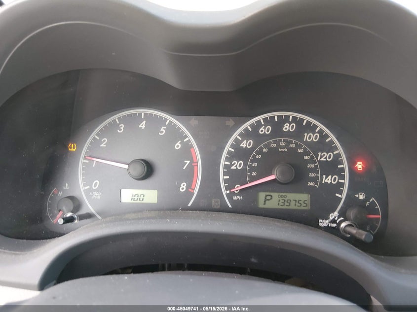 2009 Toyota Corolla VIN JTDBL40E699083719 IAAI salvage auction — RIGHT FRONT, Salvage (Idaho), sold $1,850 on 2026-07-31 (photo 7)