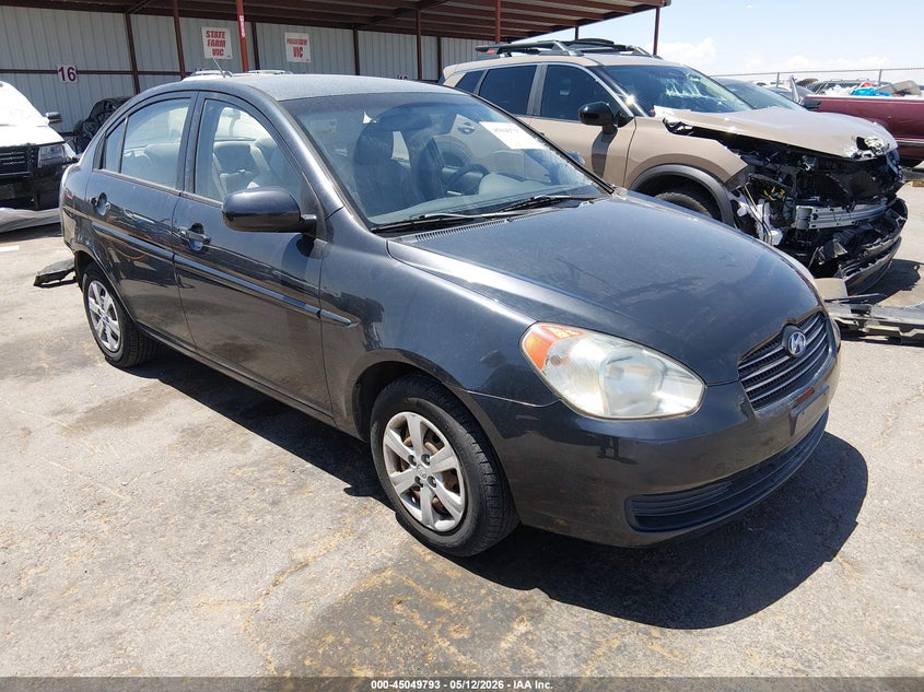 2010 Hyundai Accent VIN KMHCN4AC7AU431374 IAAI salvage auction — REAR END, Original (Texas), sold $1,500 on 2026-07-08 (photo 1)