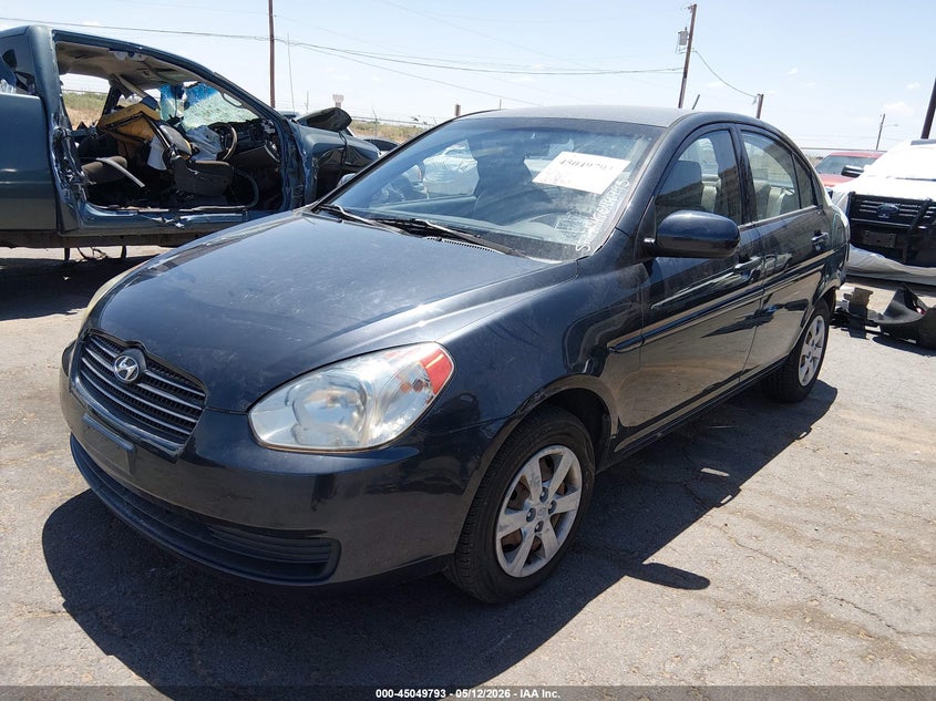 2010 Hyundai Accent VIN KMHCN4AC7AU431374 IAAI salvage auction — REAR END, Original (Texas), sold $1,500 on 2026-07-08 (photo 2)