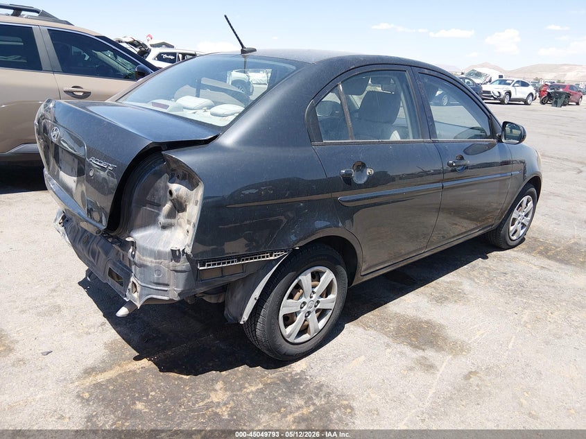 2010 Hyundai Accent VIN KMHCN4AC7AU431374 IAAI salvage auction — REAR END, Original (Texas), sold $1,500 on 2026-07-08 (photo 4)