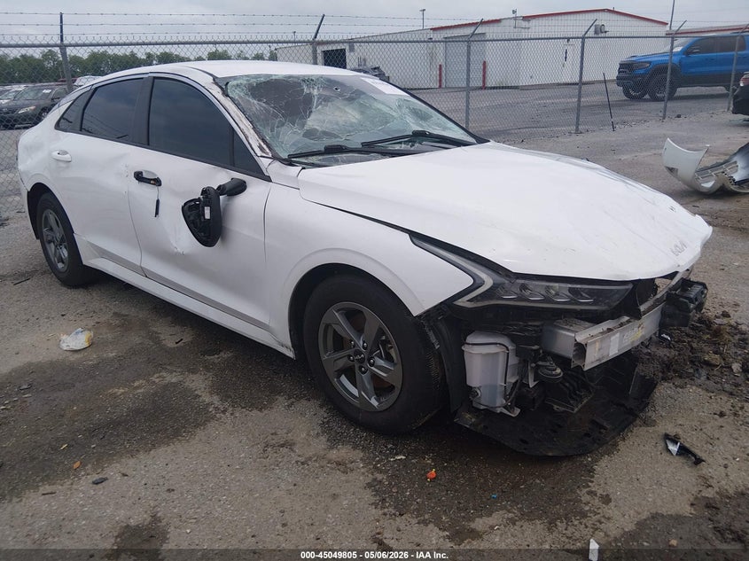 2022 Kia K5 VIN 5XXG14J25NG121244 IAAI salvage auction — FRONT END, Salvage (Louisiana), sold $1,950 on 2026-07-07 (photo 1)