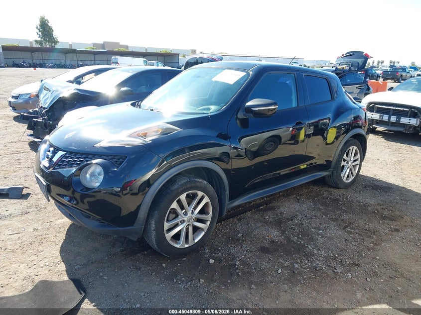 2015 Nissan Juke VIN JN8AF5MR1FT502326 IAAI salvage auction — REAR END, Salvage (California), sold $1,100 on 2026-07-20 (photo 2)