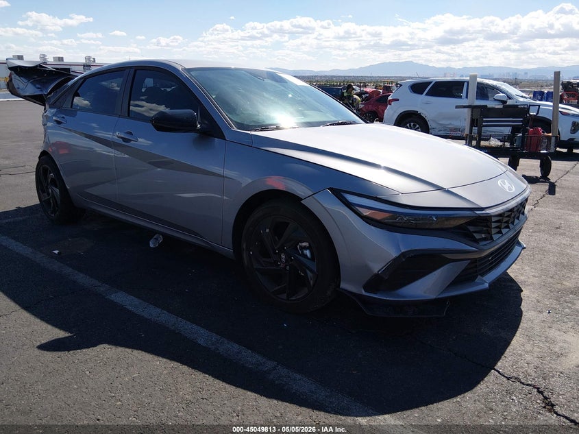 2026 Hyundai Elantra VIN KMHLM4DG0TU099959 IAAI salvage auction — REAR END, Salvage (Nevada), sold $3,450 on 2026-07-31 (photo 1)