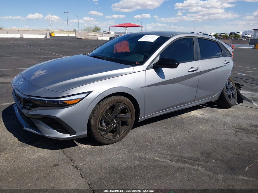 2026 Hyundai Elantra VIN KMHLM4DG0TU099959 IAAI salvage auction — REAR END, Salvage (Nevada), sold $3,450 on 2026-07-31 (photo 2)
