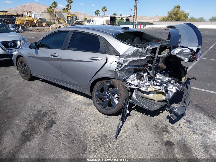 2026 Hyundai Elantra VIN KMHLM4DG0TU099959 IAAI salvage auction — REAR END, Salvage (Nevada), sold $3,450 on 2026-07-31 (photo 3)