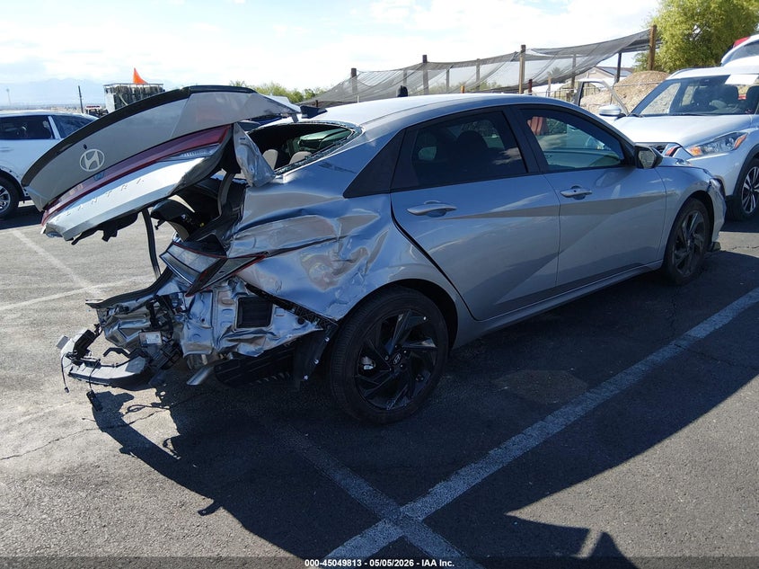 2026 Hyundai Elantra VIN KMHLM4DG0TU099959 IAAI salvage auction — REAR END, Salvage (Nevada), sold $3,450 on 2026-07-31 (photo 4)