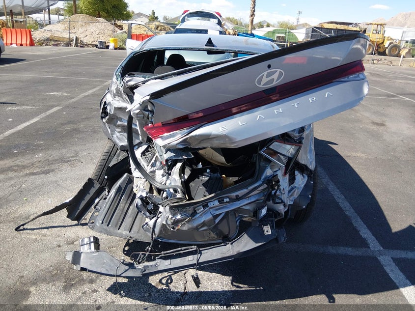 2026 Hyundai Elantra VIN KMHLM4DG0TU099959 IAAI salvage auction — REAR END, Salvage (Nevada), sold $3,450 on 2026-07-31 (photo 6)