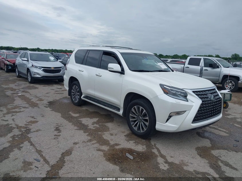 2023 Lexus Gx VIN JTJGM7BX0P5355430 IAAI salvage auction — LEFT SIDE, Original (Texas), sold $42,650 on 2026-07-20 (photo 1)