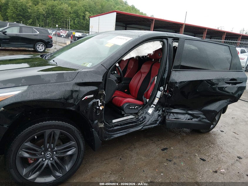 2021 Acura Rdx VIN 5J8TC2H68ML807641 IAAI salvage auction — LEFT SIDE, Salvage (West Virginia), sold $10,750 on 2026-07-23 (photo 6)