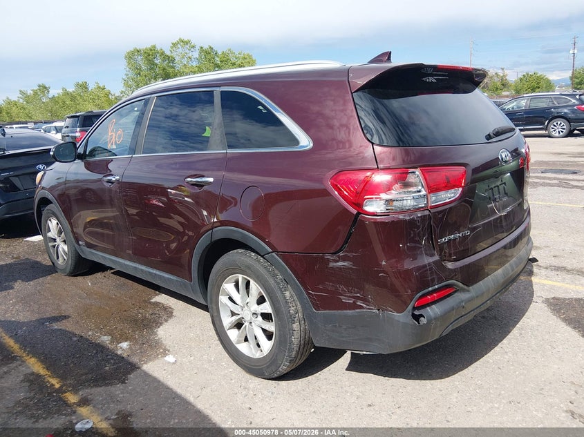 2016 Kia Sorento VIN 5XYPGDA35GG127518 IAAI salvage auction — BIO HAZARD, Bill Of Sale (Colorado), sold $700 on 2026-07-28 (photo 3)