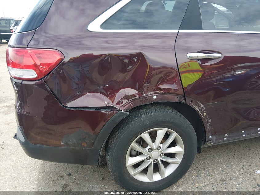 2016 Kia Sorento VIN 5XYPGDA35GG127518 IAAI salvage auction — BIO HAZARD, Bill Of Sale (Colorado), sold $700 on 2026-07-28 (photo 6)