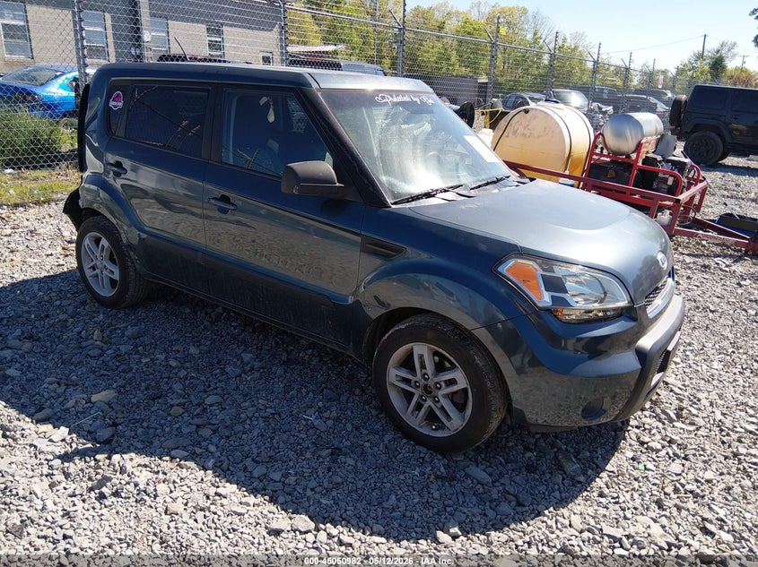 2011 Kia Soul VIN KNDJT2A27B7345222 IAAI salvage auction — REAR END, Salvage (West Virginia), sold $100 on 2026-07-15 (photo 1)