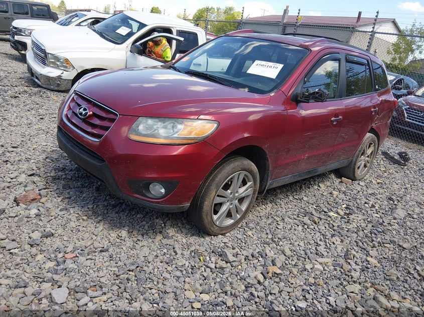 2010 Hyundai Santa fe VIN 5NMSKDAG0AH382926 IAAI salvage auction — REAR END, Salvage (West Virginia), sold $150 on 2026-07-09 (photo 2)