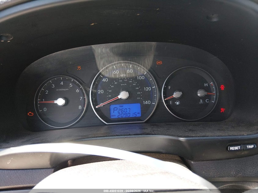2010 Hyundai Santa fe VIN 5NMSKDAG0AH382926 IAAI salvage auction — REAR END, Salvage (West Virginia), sold $150 on 2026-07-09 (photo 7)