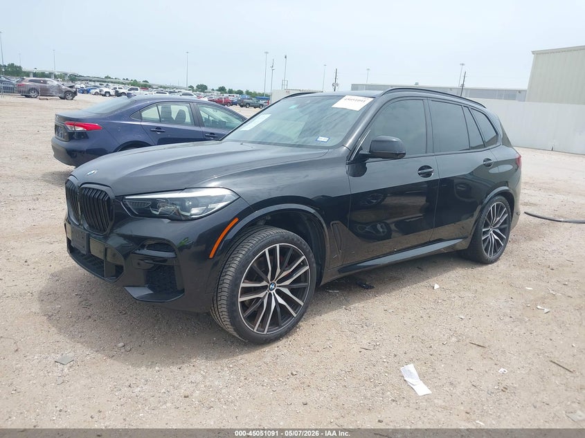 2022 BMW X5 VIN 5UXCR4C06N9L28921 IAAI salvage auction — RIGHT REAR, Original (Texas), sold $24,850 on 2026-07-09 (photo 2)