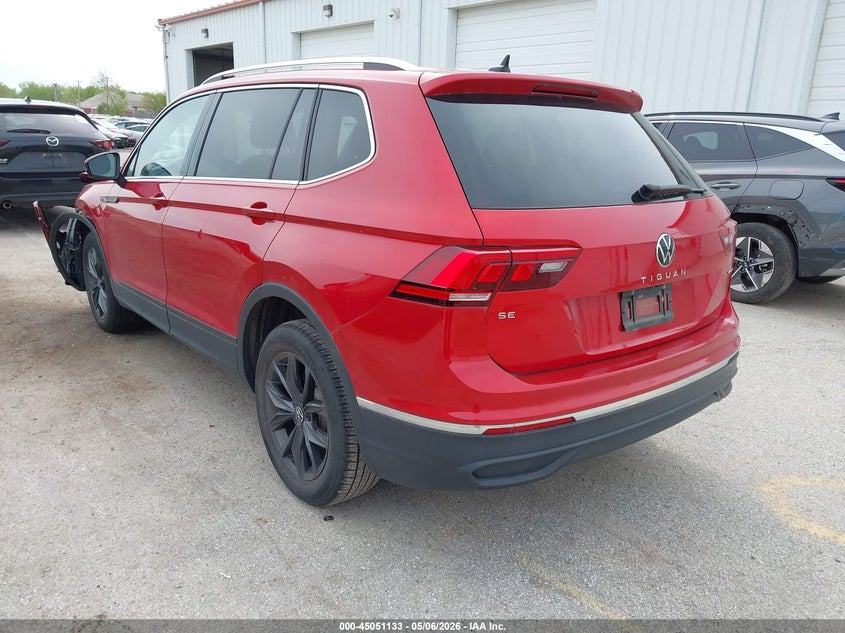 2023 Volkswagen Tiguan VIN 3VV2B7AX6PM083806 IAAI salvage auction — FRAME DAMAGE, Salvage (Illinois), sold $7,300 on 2026-07-28 (photo 3)