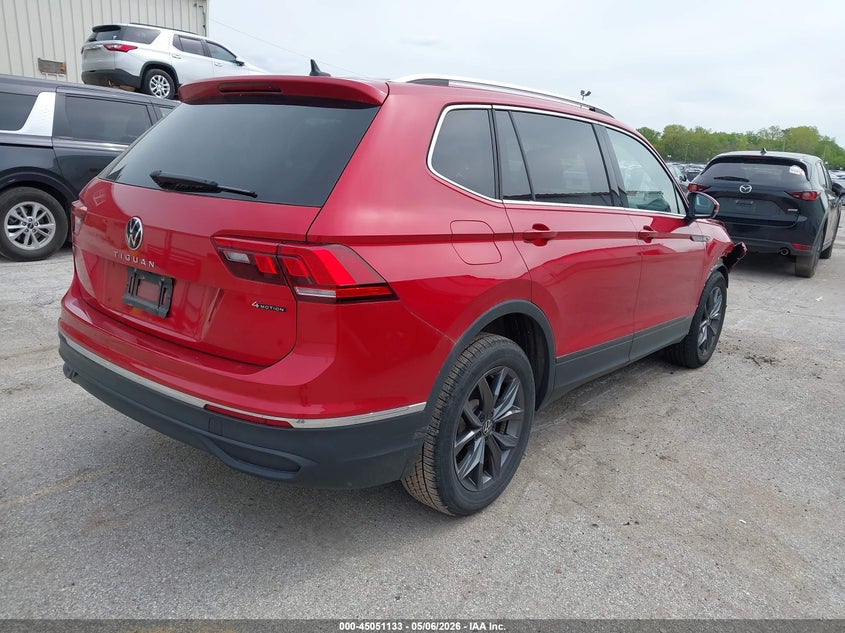 2023 Volkswagen Tiguan VIN 3VV2B7AX6PM083806 IAAI salvage auction — FRAME DAMAGE, Salvage (Illinois), sold $7,300 on 2026-07-28 (photo 4)