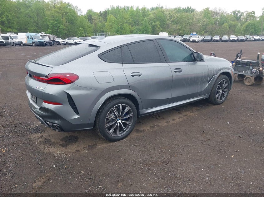2026 BMW X6 VIN 5UX43EX01T9193575 IAAI salvage auction — ENGINE BURN, Salvage (Idaho), sold $48,000 on 2026-07-30 (photo 4)