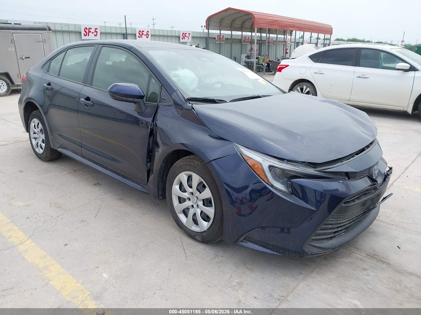 2025 Toyota Corolla VIN JTDBCMFE8S3082006 IAAI salvage auction — FRONT END, Salvage (Indiana), sold $4,850 on 2026-07-13 (photo 1)