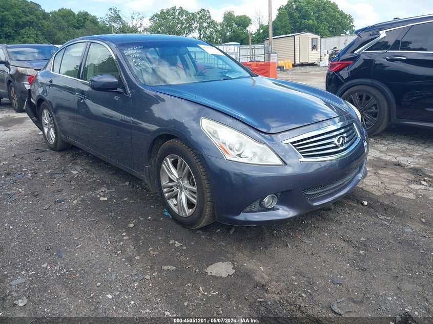 2011 Infiniti G VIN JN1CV6AP9BM507412 IAAI salvage auction — REAR END, Salvage (Idaho), sold $2,250 on 2026-07-29 (photo 1)